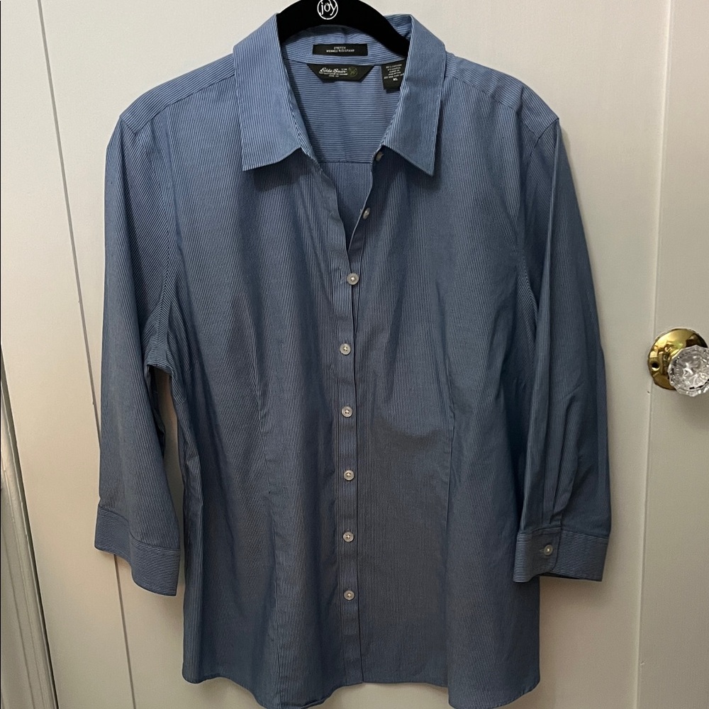 EDDIE BAUER Blue Button Down Shirt